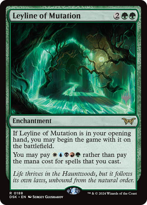 Leyline of Mutation (PPDSK-188) - Duskmourn: House of Horror Promos