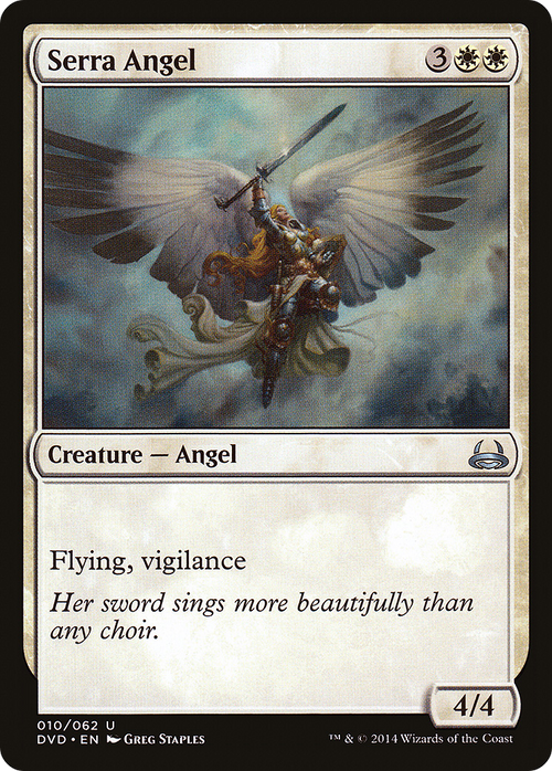 Serra Angel (DD3-010) - Duel Decks Anthology: Divine vs. Demonic
