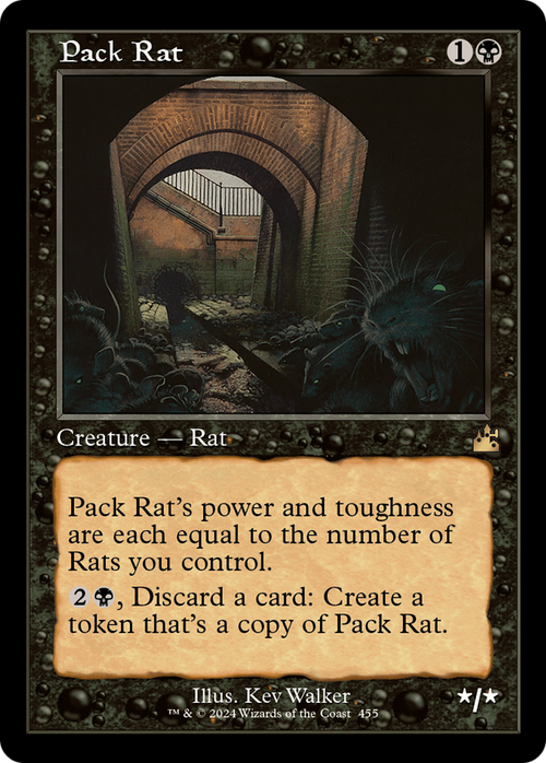 Pack Rat (Retro Frame) (RVR-455) - Ravnica Remastered