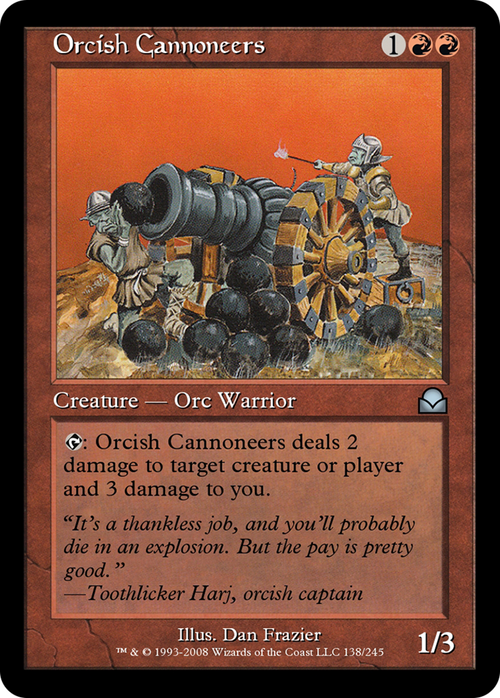 Orcish Cannoneers (ME2-138) - Masters Edition II
