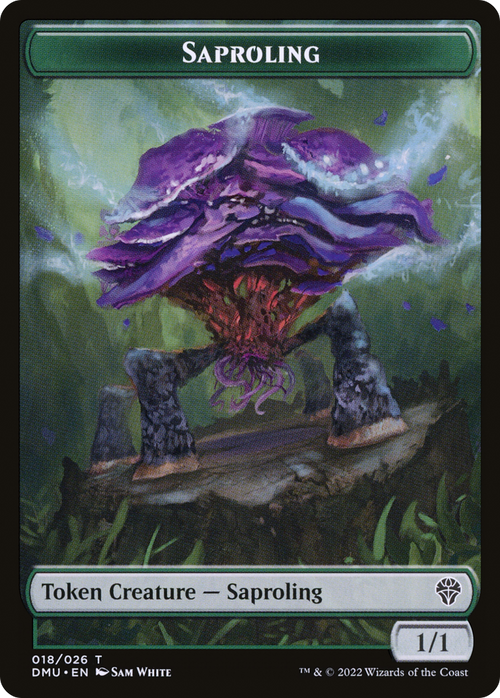 Saproling Token (DMU-018) - Dominaria United Tokens