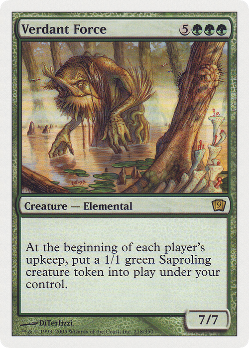 Verdant Force (9ED-278) - 9th Edition Foil