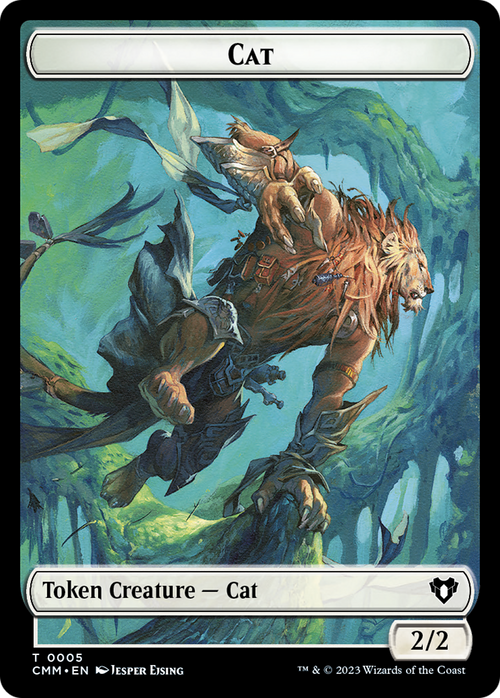Cat (TCMM-005) - Commander Masters Tokens Foil