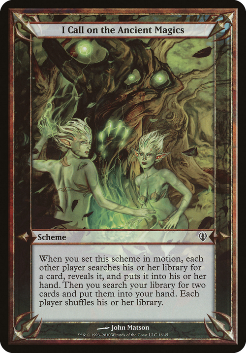 I Call on the Ancient Magics (Colorless) (OVER-16★) - Archenemy Schemes