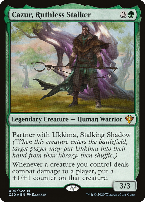 Cazur, Ruthless Stalker (C20-005) - Commander 2020