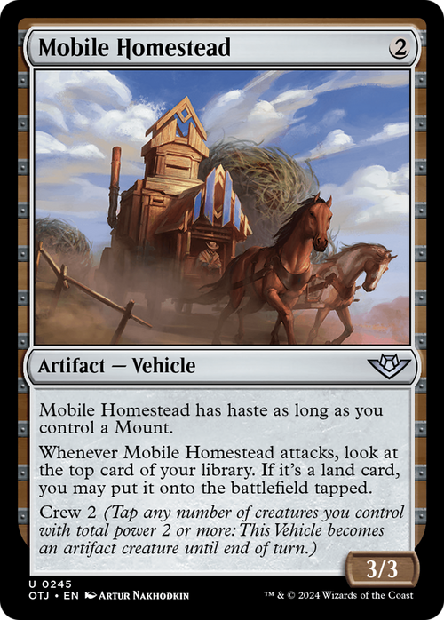 Mobile Homestead (OTJ-245) - Outlaws of Thunder Junction