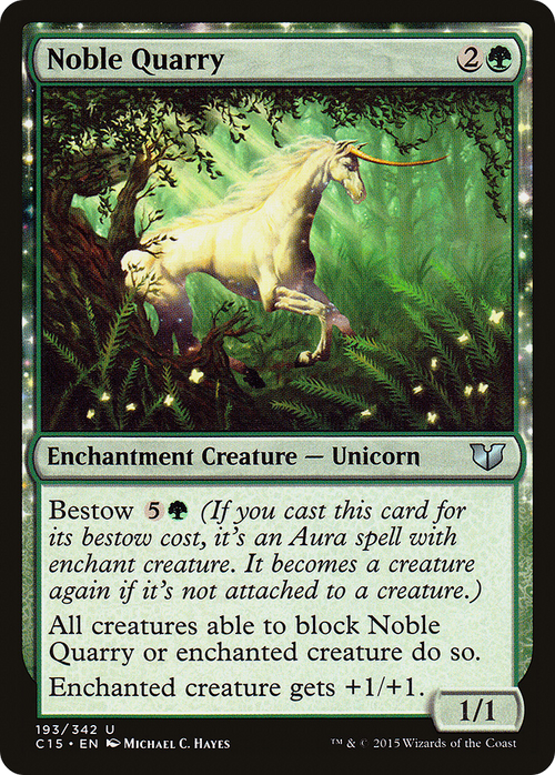 Noble Quarry (C15-193) - Commander 2015: (enchantment)