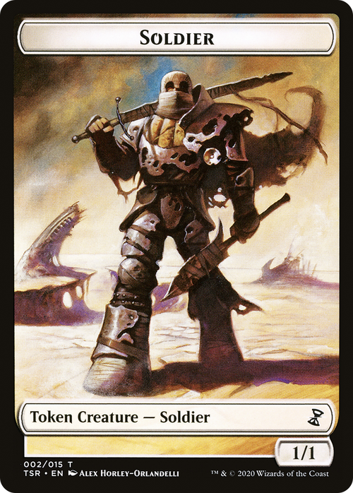 Soldier (TTSR-002) - Time Spiral Remastered Tokens