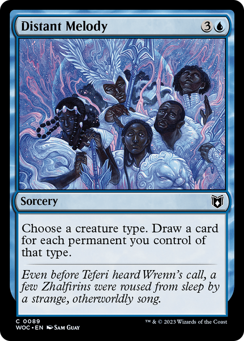 Distant Melody (WOC-089) - Wilds of Eldraine Commander