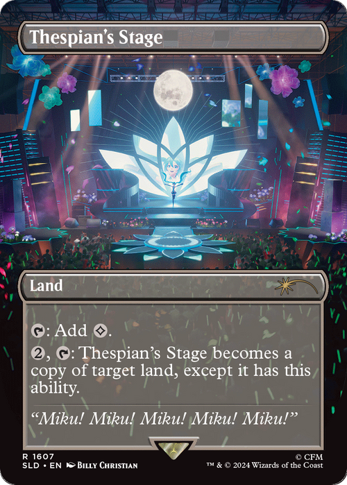 Thespian's Stage (SLD-1607) - Secret Lair Drop (Borderless) Foil