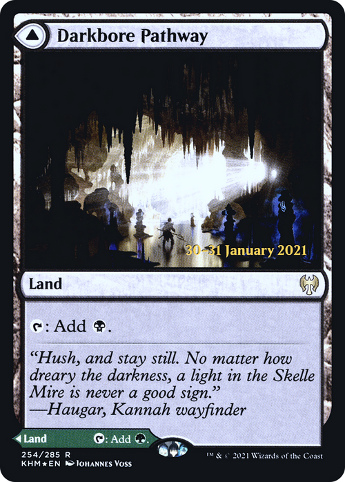 Darkbore Pathway (PRE-254S) - Kaldheim Promos Foil