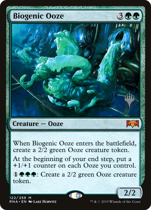 Biogenic Ooze (PPTHB-122P) - Ravnica Allegiance Promos Foil