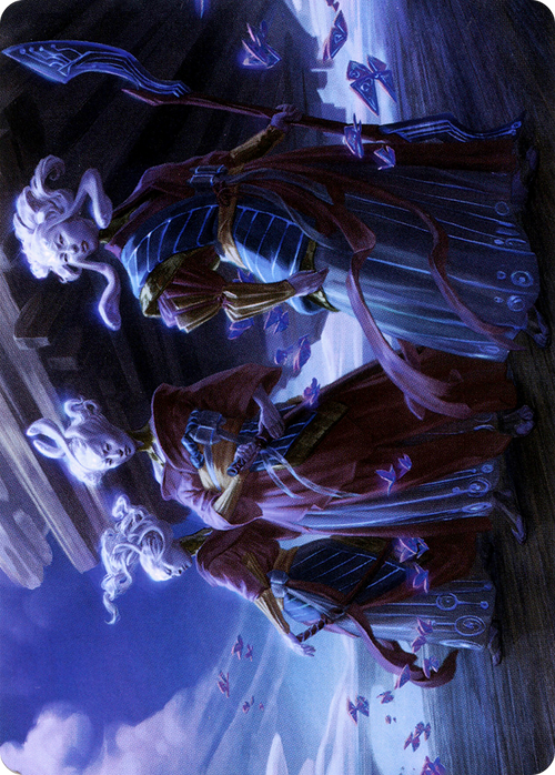 Guardians of Oboro // Guardians of Oboro (ANEO-030) - Neon Dynasty Art Series (Borderless) Foil