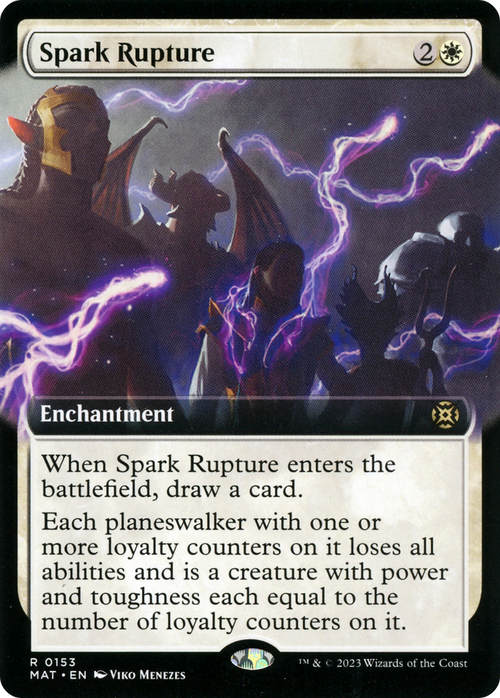 Spark Rupture (Extended Art) (MAT-153) - March of the Machine: The Aftermath: (Extended Art) Foil