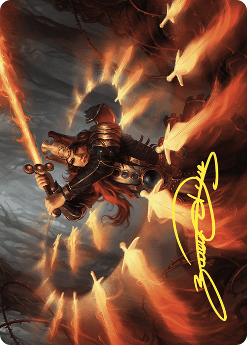 Heartflame Duelist // Heartflame Duelist (AWOE-038) - Wilds of Eldraine Art Series (Borderless)