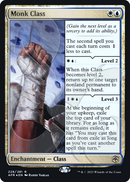 Monk Class (AFR&-228A) - Adventures in the Forgotten Realms Promos Foil