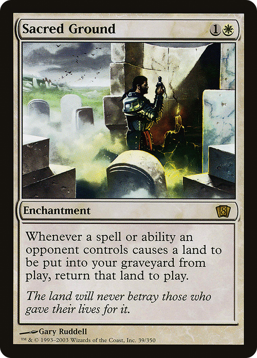 Sacred Ground (8ED-039) - 8th Edition
