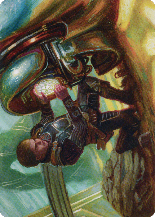 Urza, Powerstone Prodigy // Urza, Powerstone Prodigy (ABRO-035) - The Brothers' War Art Series (Borderless)