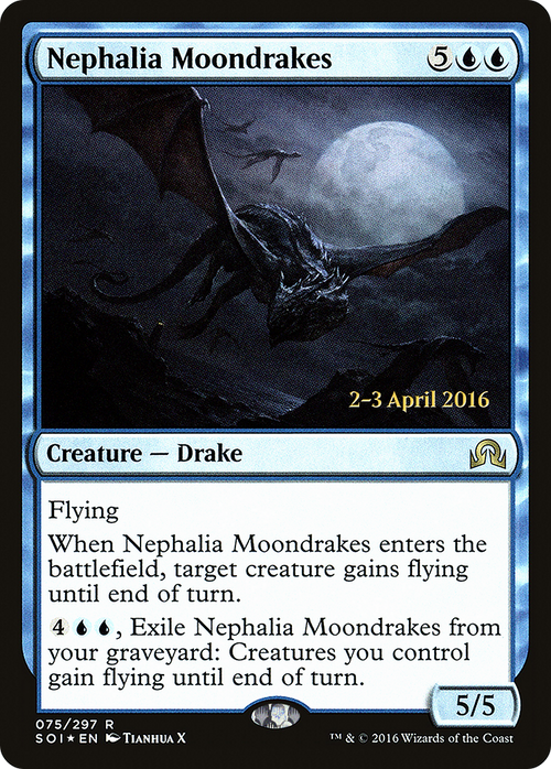 Nephalia Moondrakes (PRE-75S) - Shadows over Innistrad Promos Foil