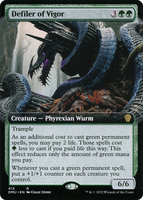 Defiler of Vigor (Extended Art) (DMU-412) - Dominaria United: (Extended Art)