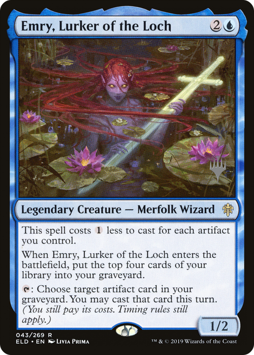 Emry, Lurker of the Loch (PPELD-43P) - Throne of Eldraine Promos