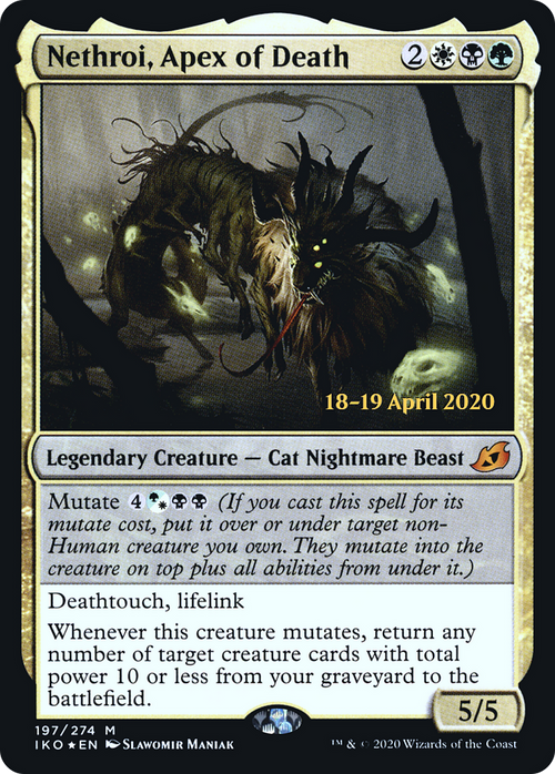 Nethroi, Apex of Death (PRE-197S) - Ikoria: Lair of Behemoths Promos Foil