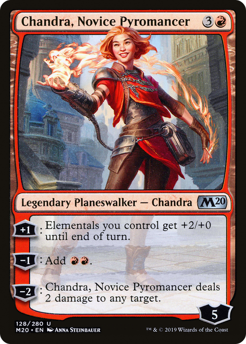 Chandra, Novice Pyromancer (M20-128) - Core Set 2020