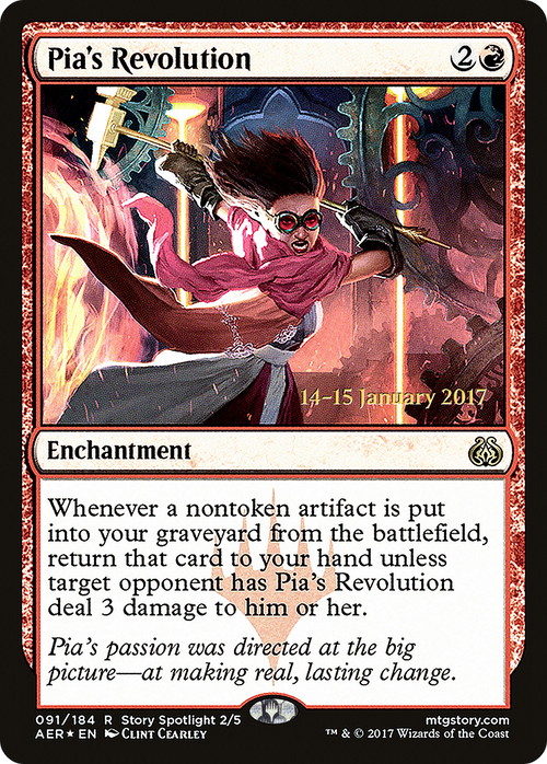Pia's Revolution (PRE-91S) - Aether Revolt Promos Foil