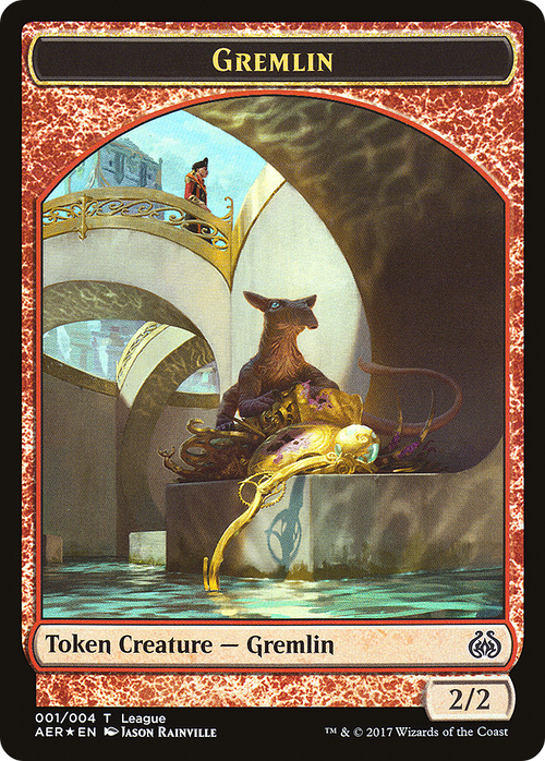 Gremlin // Energy Reserve Double-sided Token (LEP-001) - League Tokens 2017 Foil