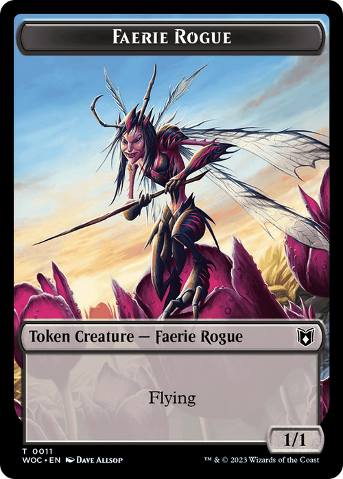 Faerie Rogue (TWOC-011) - Wilds of Eldraine Commander Tokens Foil
