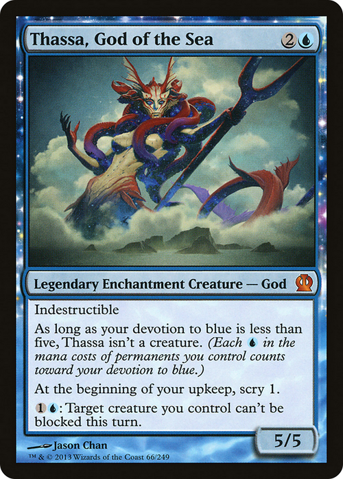Thassa, God of the Sea (THS-066) - Theros: (enchantment)
