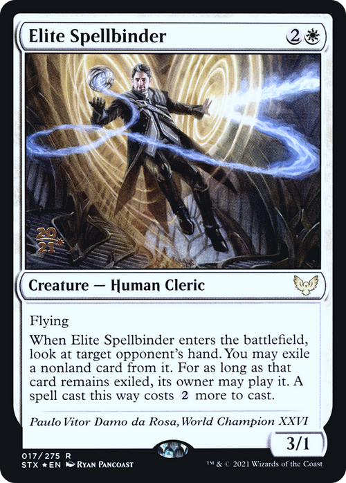 Elite Spellbinder (PRE-17S) - Strixhaven: School of Mages Promos Foil