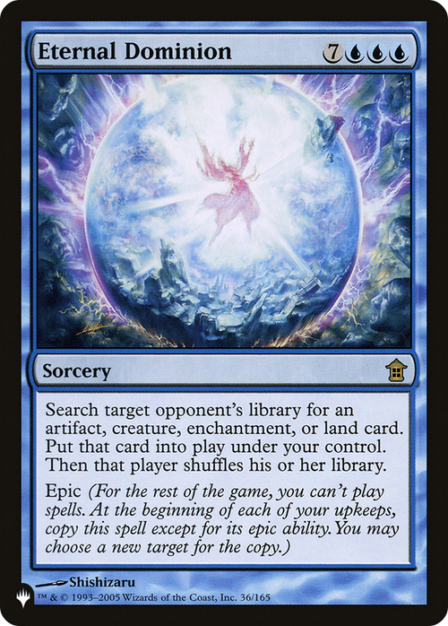 Eternal Dominion (LIST-SOK-36) - The List