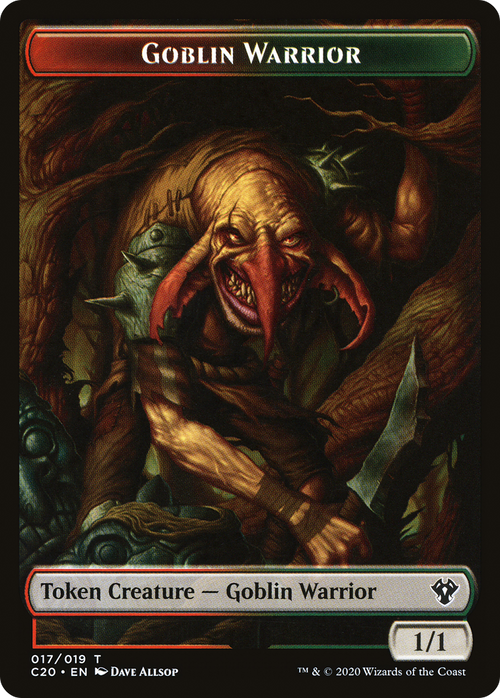 Goblin Warrior (TC20-017) - Commander 2020 Tokens