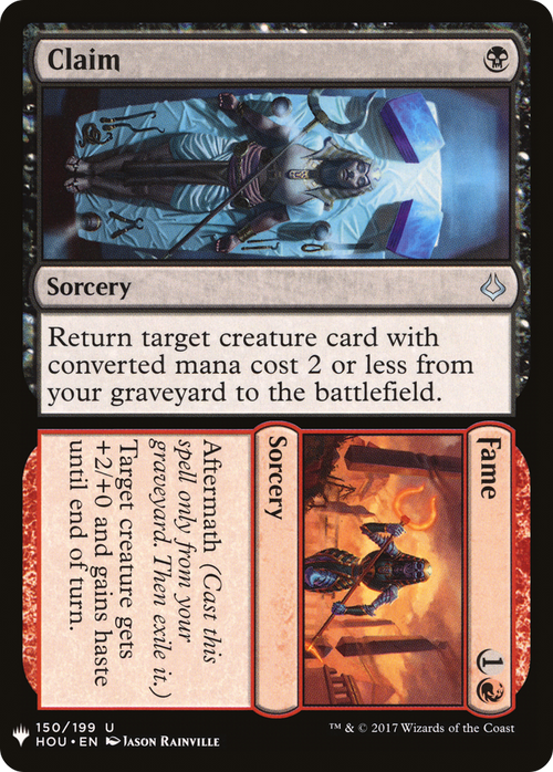 Claim // Fame (LIST-HOU-150) - The List