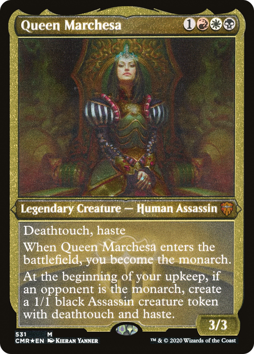 Queen Marchesa (Foil Etched) (CMR-531) - Commander Legends Etched Foil