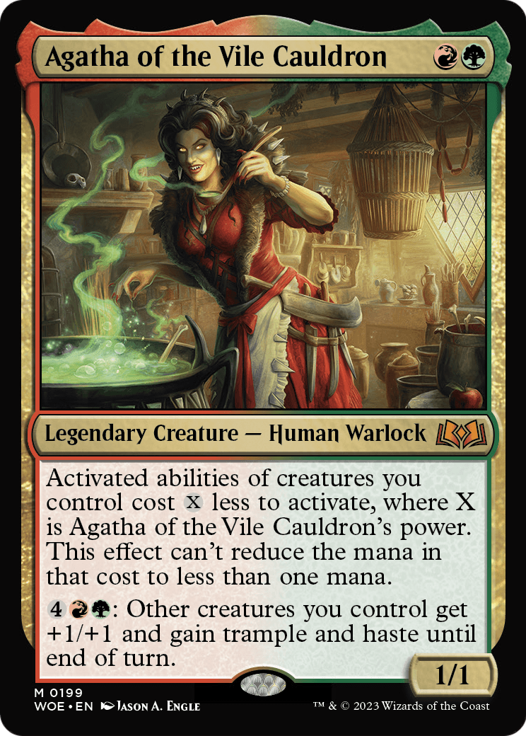 Agatha of the Vile Cauldron (WOE-199) - Wilds of Eldraine