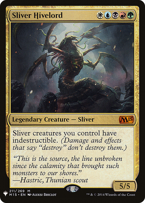 Sliver Hivelord (LIST-M15-211) - The List