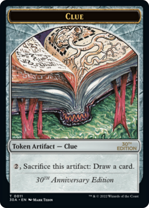 Clue (0011) Token (30A-011) - 30th Anniversary Tokens