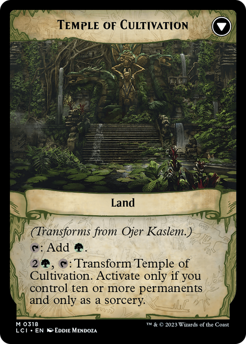 Ojer Kaslem, Deepest Growth (Showcase) (LCI-318) - The Lost Caverns of Ixalan: (Showcase) Foil