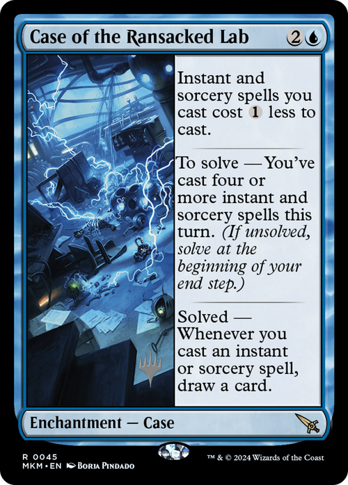 Case of the Ransacked Lab (PPMKM-045) - Murders at Karlov Manor Promos Foil