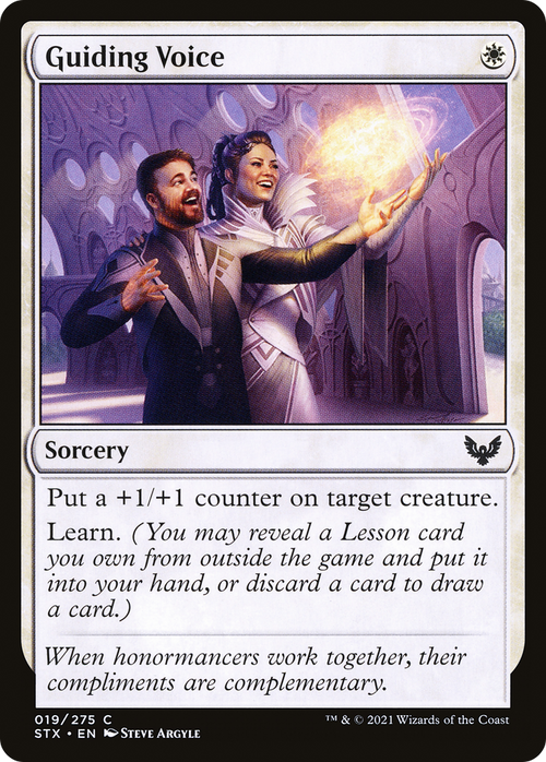 Guiding Voice (STX-019) - Strixhaven: School of Mages Foil