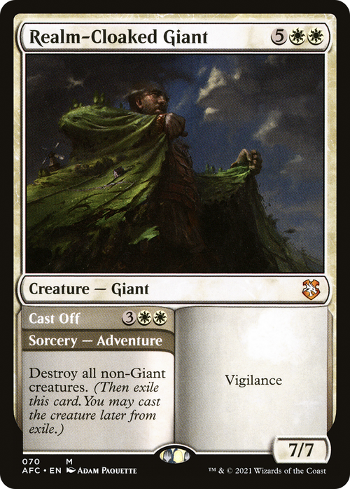 Realm-Cloaked Giant (AFC-070) - Forgotten Realms Commander