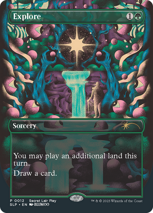 Explore (SLP-012) - Secret Lair Showdown (Borderless)