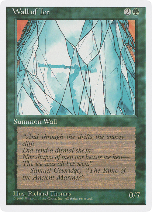 Wall of Ice (4ED-) - Fourth Edition