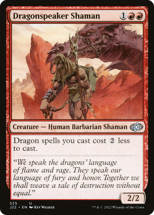 Dragonspeaker Shaman (J22-525) - Jumpstart 2022