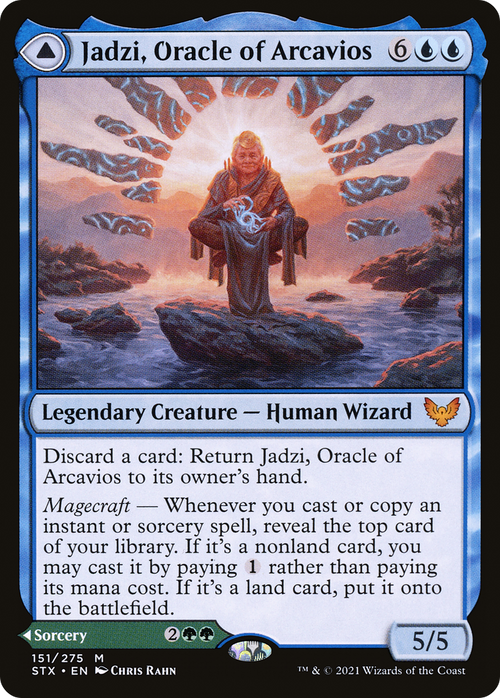 Jadzi, Oracle of Arcavios (STX-151) - Strixhaven: School of Mages Foil