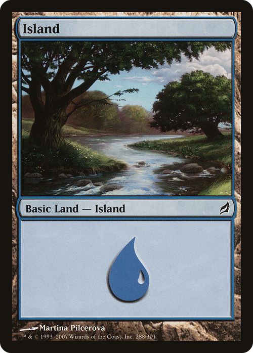 Island (288) (LRW-288) - Lorwyn Foil