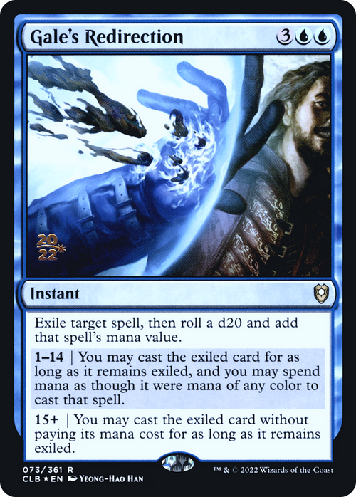 Gale's Redirection (PRE-073) - Battle for Baldur's Gate Promos Foil