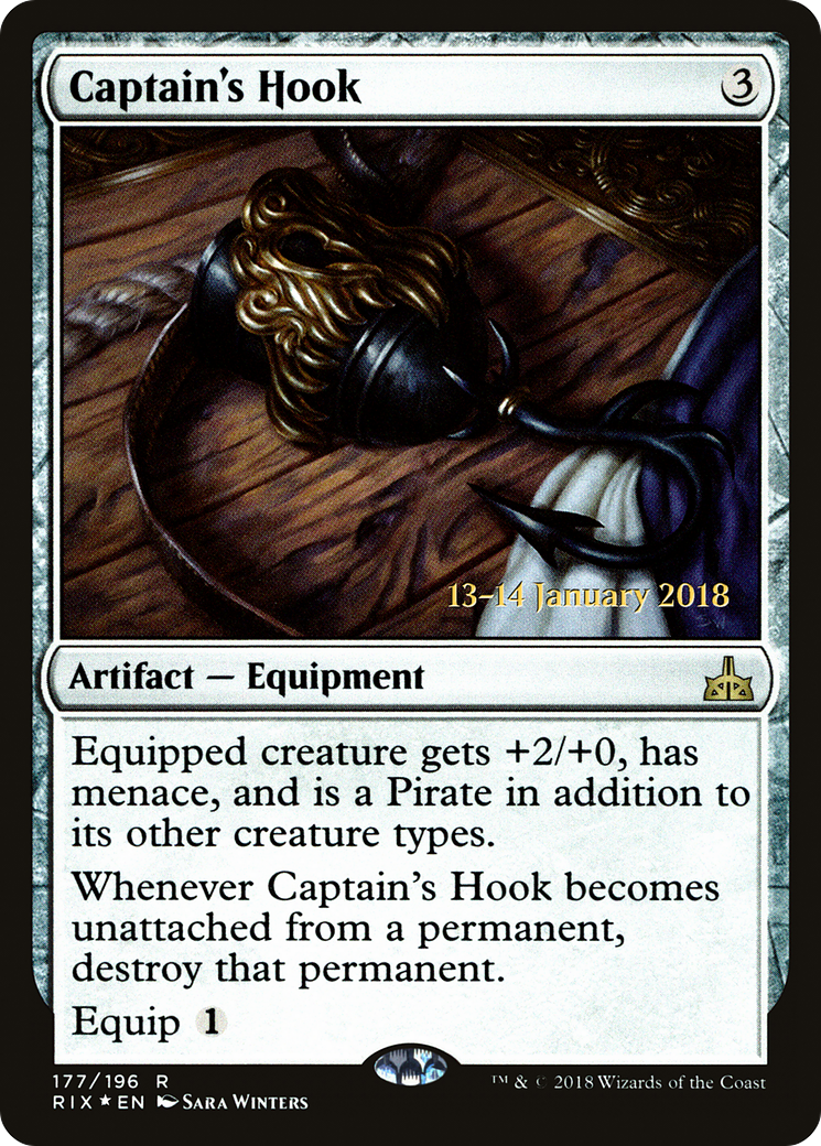 Captain's Hook (PRE-177S) - Rivals of Ixalan Promos Foil